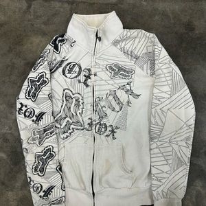 Vintage Fox racing pull over sweater